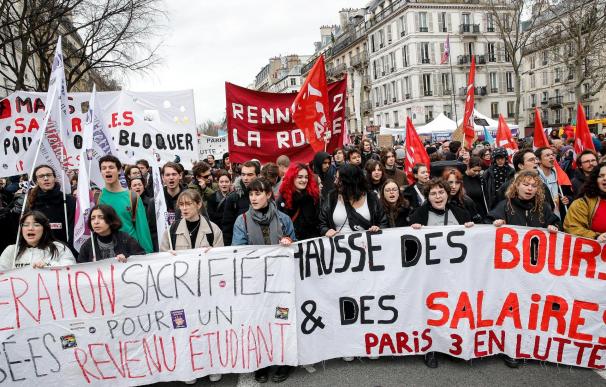 Protestas en Francia reforma de pensiones