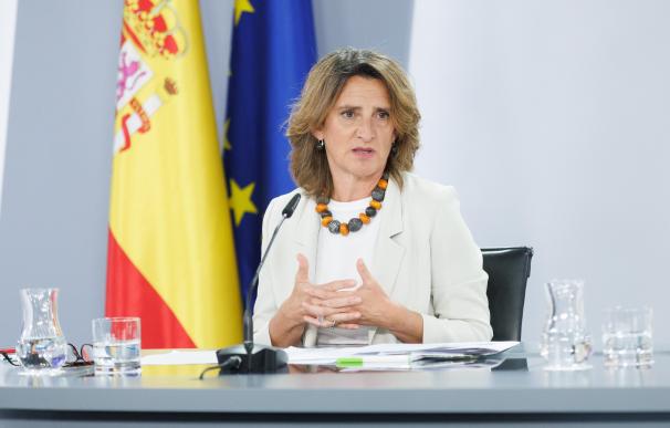 La vicepresidenta tercera y ministra para la Transición Ecológica y el Reto Demográfico, Teresa Ribera, .