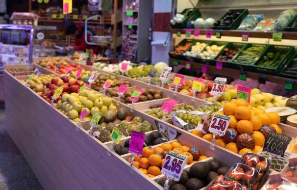 Fruta y verdura supermercado comida precios