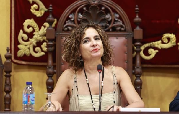 La ministra de Hacienda y Función Pública en funciones, María Jesús Montero