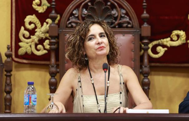 La ministra de Hacienda y Función Pública en funciones, María Jesús Montero