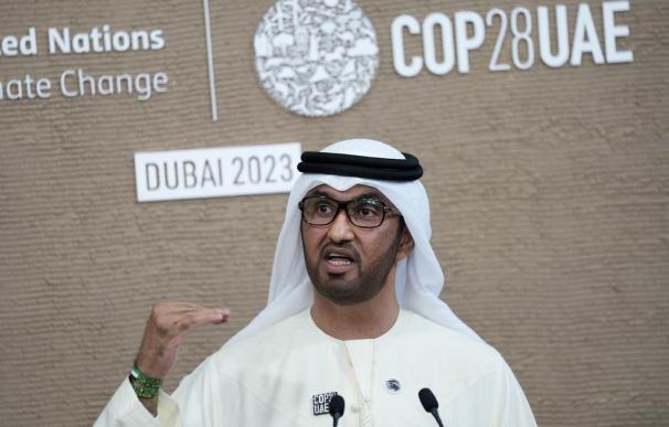 El presidente de la COP28, Sultan Al Jaber