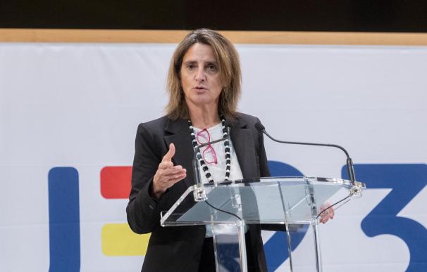 La vicepresidenta tercera y ministra para la Transición Ecológica y el Reto Demográfico en funciones, Teresa Ribera.