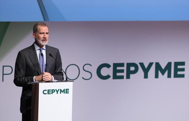 Felipe VI insta a las pymes a crecer y ser protagonistas del crecimiento económico