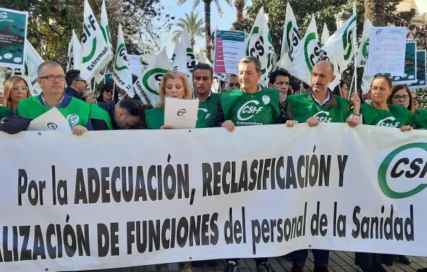 Movilización funcionarios en Sevilla