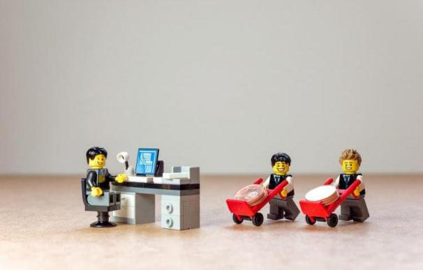 Lego trabajador empleado empleo