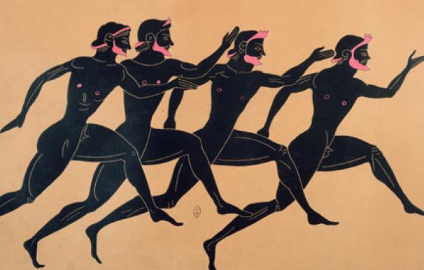 Ancient Greece, race illustration