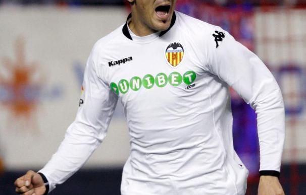 Villa está a tres goles del récord anotador liguero en un año natural del Valencia