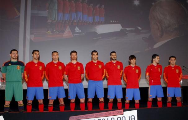 La Selección Española presentó su nueva camiseta