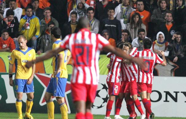1-1. Un empate ante el APOEL acerca a un gris Atlético a la Liga Europa