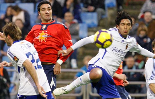 0-1. Osasuna se lleva el duelo con el Zaragoza y coge aire