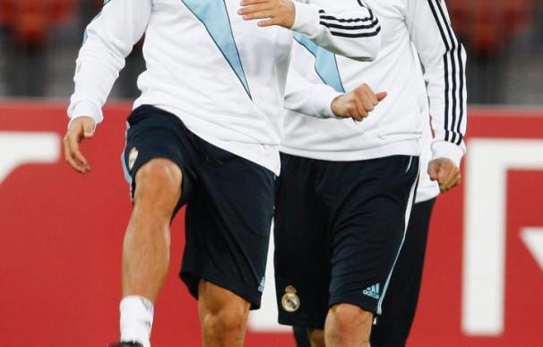 Kaká y Cristiano se ejercitan en solitario