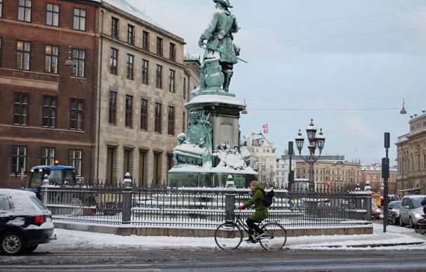 En bicicleta a 0ºC en Copenhague