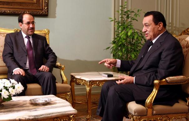 Al Maliki evalúa con Mubarak la situación en Irak de cara a las elecciones