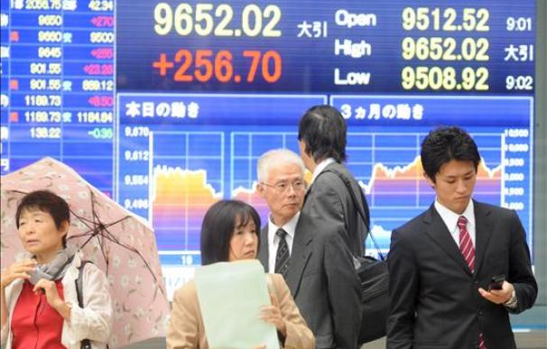 El índice Nikkei sube un 1,86 por ciento hasta los 10.730,92 puntos