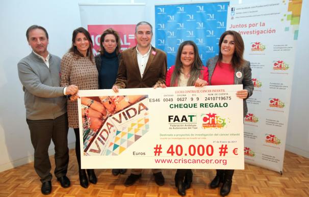 Mujeres taxistas recaudan 40.000 euros para la Unidad de Investigación de Terapias Avanzadas para el cáncer infantil