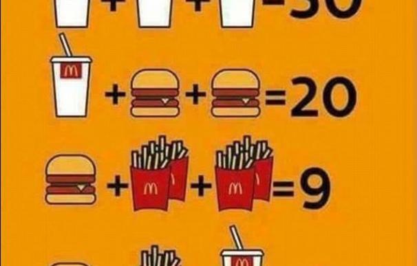 Esta es la solución para el reto viral de 'McDonald's' que el 98% falló al intentar resolverlo