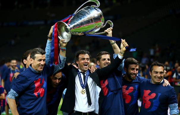 Luis Enrique consiguió la quinta Champions League para el Barcelona. / Getty Images