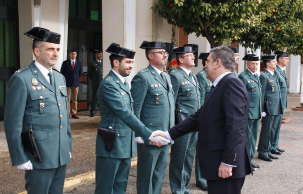 El director de la Guardia Civil se reúne con los responsables de las unidades de la Comandancia de Sevilla