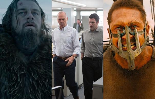 'El renacido', 'Spotlight' y 'Mad Max: Furia en la carretera', favoritas al Óscar a mejor película