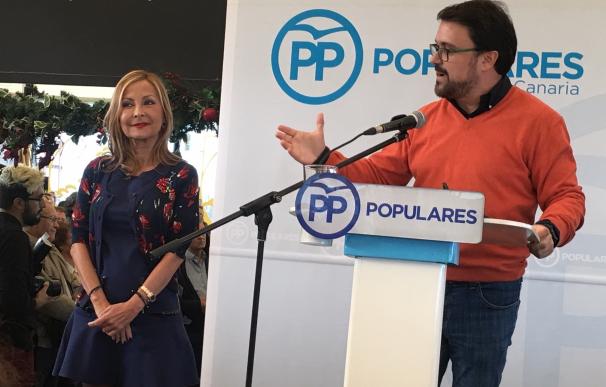 Antona dice a los partidos que hablaría una censura a Clavijo "si va en serio" y si la lidera el PP
