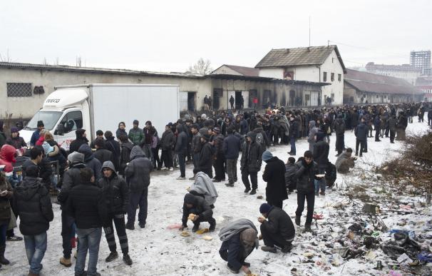 MSF denuncia casos de congelación entre los 2.000 inmigrantes atrapados en Belgrado