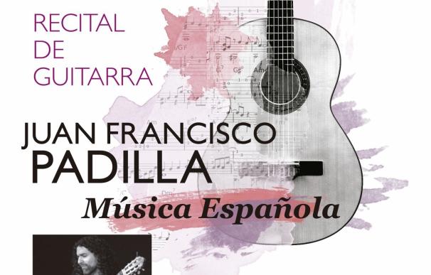 La UJA acoge este viernes un recital de guitarra a cargo de Juan Francisco Padilla