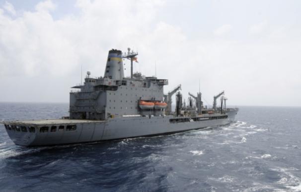 Imagen de un buque de la Marina estadounidense en el Golfo Pérsico. Foto AFP