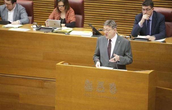 Puig insiste en que seguirá exigiendo "la condonación de la deuda histórica" del Estado con la Comunidad Valenciana