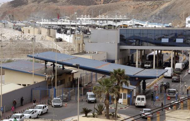 Normalidad en la frontera de Ceuta tras los incidentes que dejaron 28 heridos