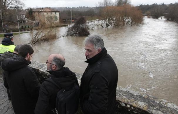El Ayuntamiento de Pamplona eleva el nivel de alerta a Emergencia 1 ante el riesgo de avenida del río Arga