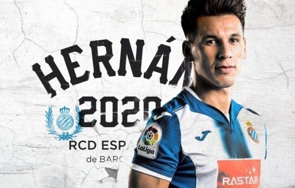 Hernán Pérez renueva con el Espanyol hasta 2020
