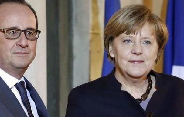 Francia y Alemania piden confianza y unidad en la UE para luchar contra Trump