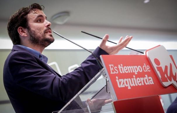 Garzón defiende que IU debe "adaptarse" al nuevo tiempo político e insiste en la unidad con Podemos