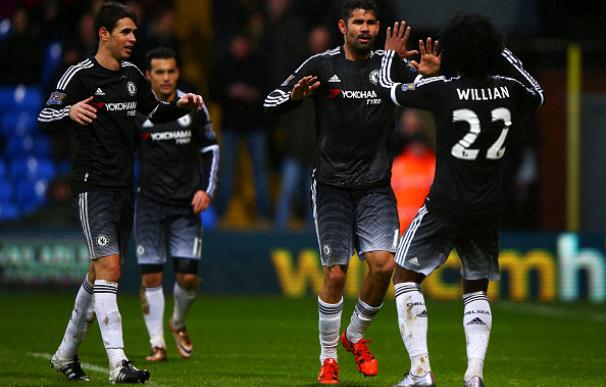 Diego Costa anotó un tanto en la victoria el Chelsea. / Getty Images