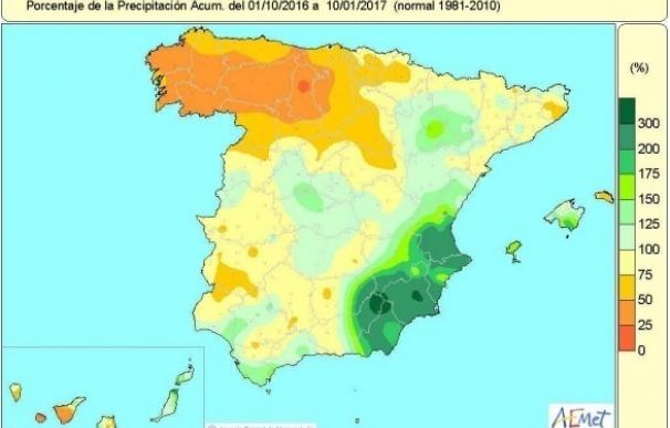 La mitad sur de Extremadura, entre las zonas españolas más afectadas por la escasez de lluvias