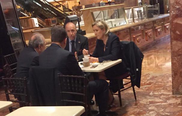 Marine Le Pen visita la Trump Tower pero no se reúne con Donald