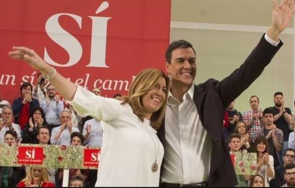 Los votantes del PSOE valoran mejor a Susana que a Pedro, según La Razón