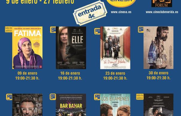 Ocho películas de siete nacionalidades se proyectarán en el XXI Ciclo de Cine en VOSE de Mérida