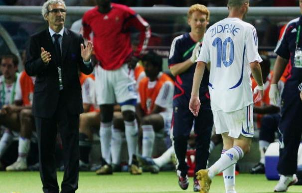 Domenech fue técnico de Zidane en la Selección francesa. / Getty Images