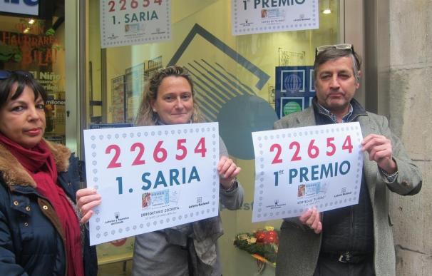 Bilbao es una de las tres ciudades más agraciadas con el primer premio de la Lotería de 'El Niño'