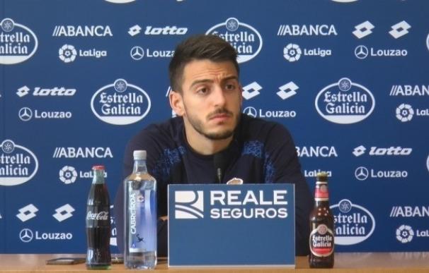 Joselu (Deportivo): "Vamos con la intención de traernos los tres puntos