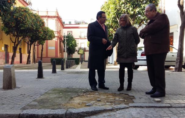 PP avisa de "daños" en el pavimento en calles y plazas de San Vicente tras la obra de reurbanización
