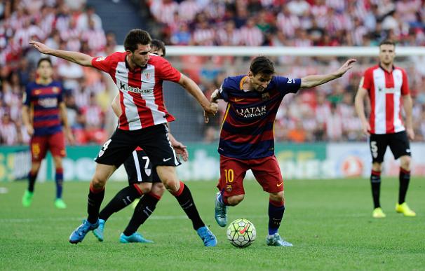 El Barcelona se impuso al Athletic Club en el primer duelo de Liga BBVA. / Getty Images