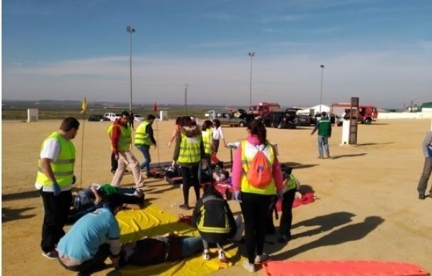 Servicios de Urgencias y Emergencias participan en un simulacro de atención a múltiples víctimas en Osuna