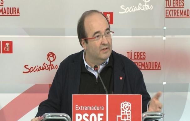 Iceta dice que lo importante es el "fortalecimiento del proyecto socialista" y no quiénes y cuántos sean los candidatos