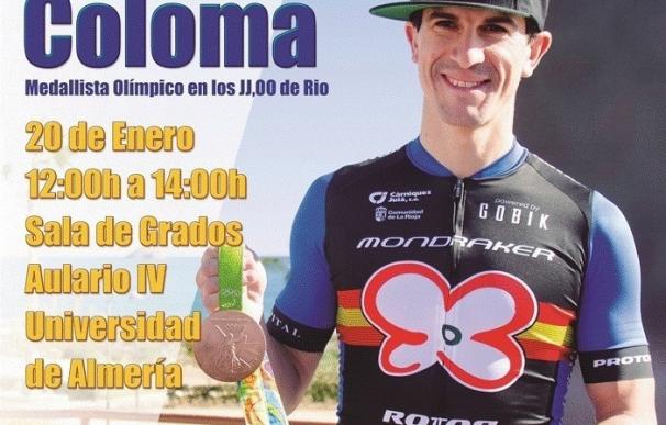 El medallista Carlos Coloma ofrecerá una charla-coloquio en la Universidad de Almería el 20 de enero
