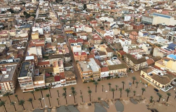 Emergencias alerta que hay un porcentaje alto de desbordamiento de una rambla en Los Alcázares