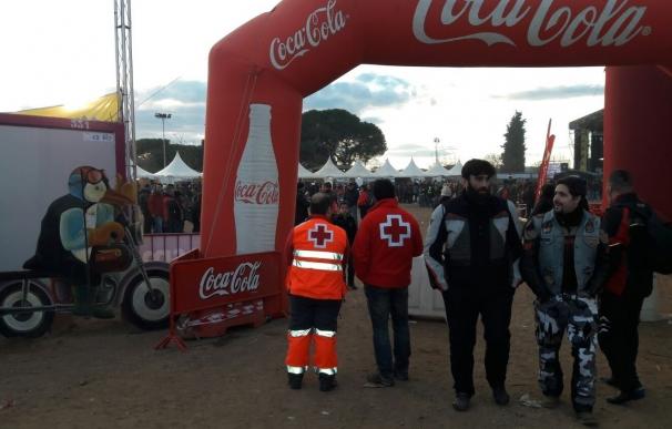 Cruz Roja atiende a cerca de un centenar de personas durante Pingüinos