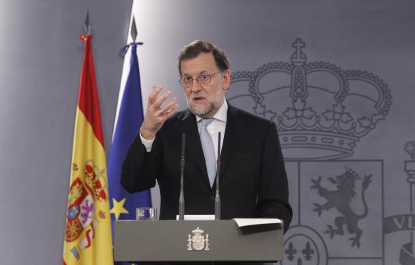 Rajoy comparecerá esta tarde en Moncloa tras su reunión con el Rey